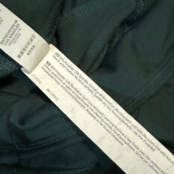 Legging Bundle Women Small Marika Green & 90 Degree Black Stripe Print Athletic - Picture 9 of 9